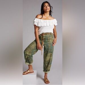 Anthropologie Pilcro The Forager Embroidered Pants